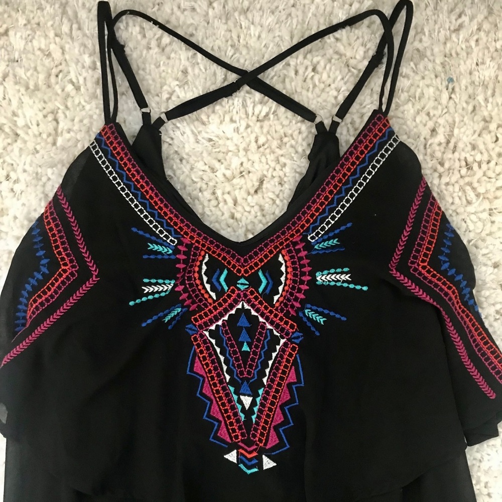 Embroidered Maxi Dress